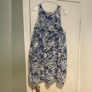 Abercrombie & fitch blue floral dress